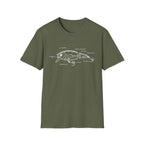 Fishing Lure Anatomy T-Shirt
