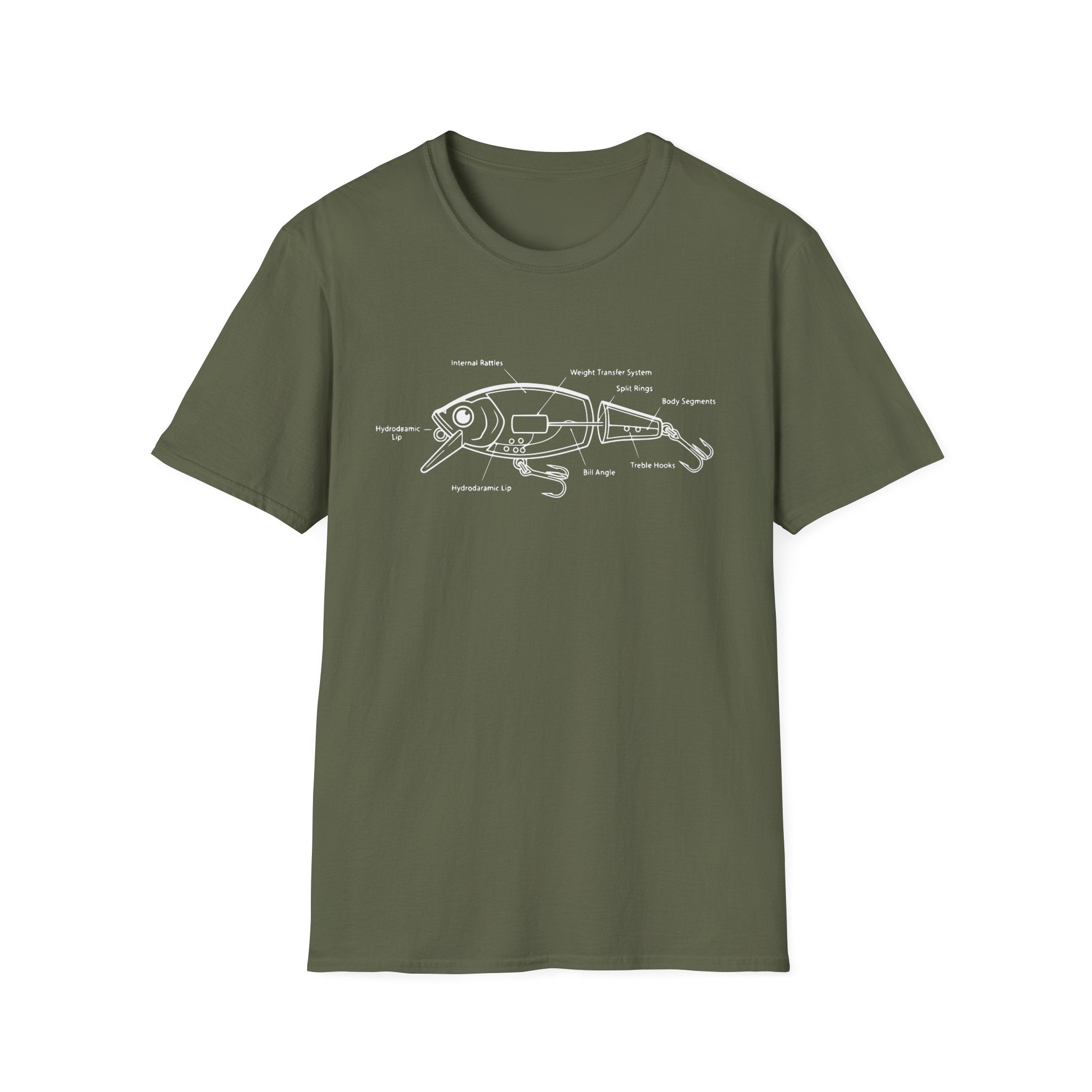 Fishing Lure Anatomy T-Shirt