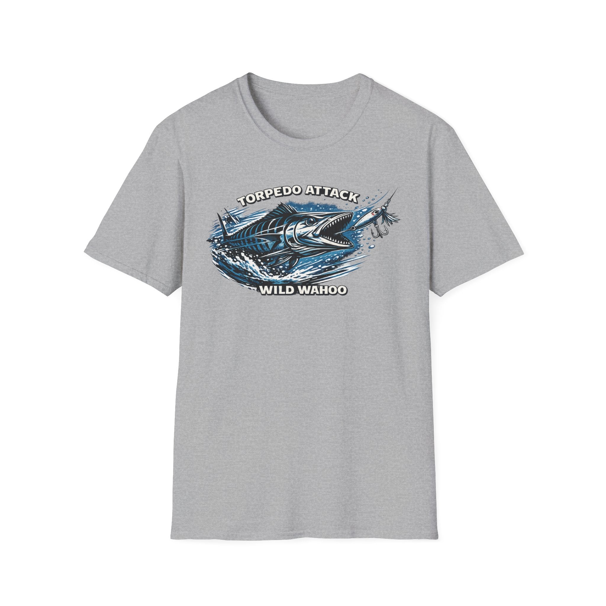 Wahoo Torpedo Attack fishing T-Shirt