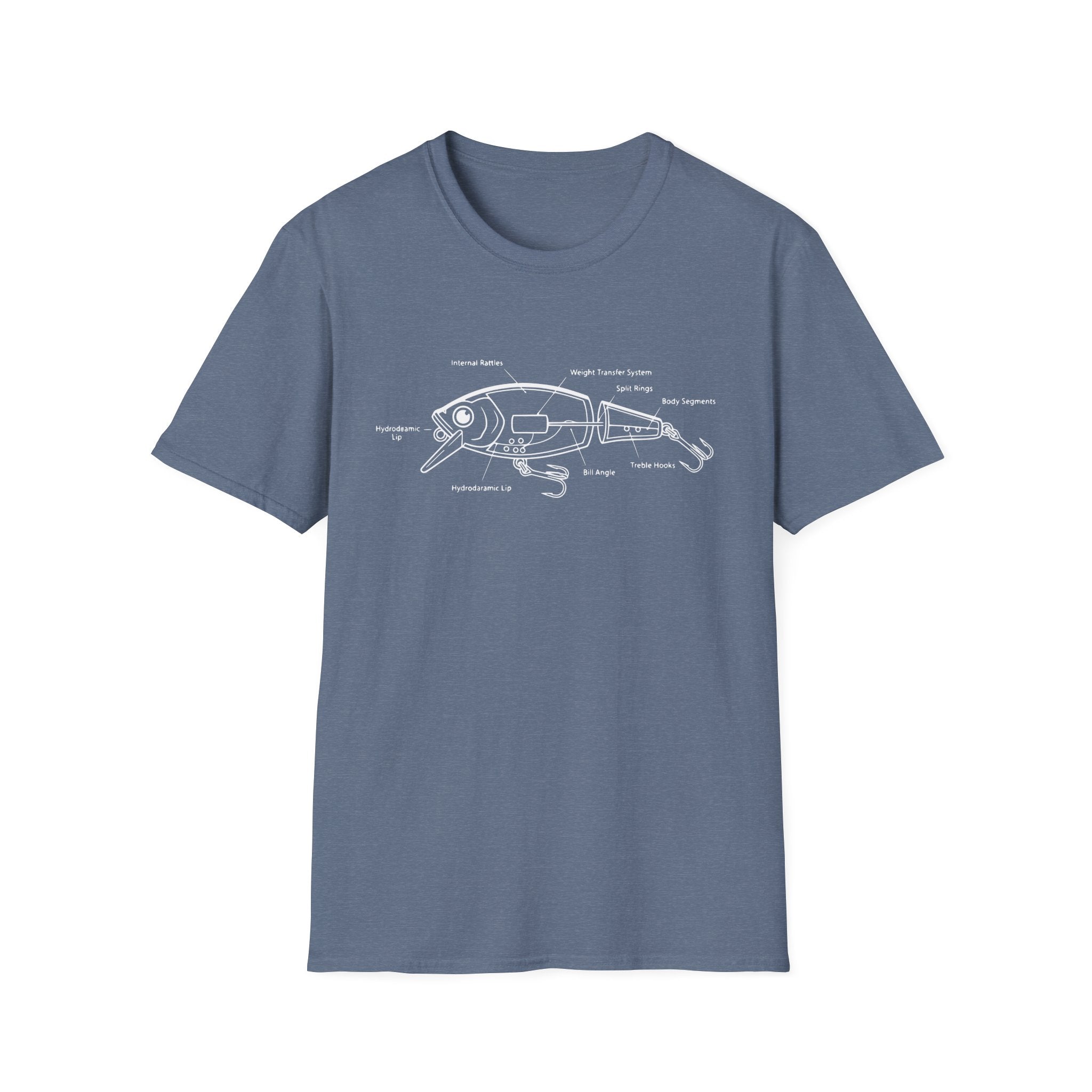 Fishing Lure Anatomy T-Shirt