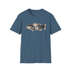 Bass Fish, waterfalls Graphic T-Shirt