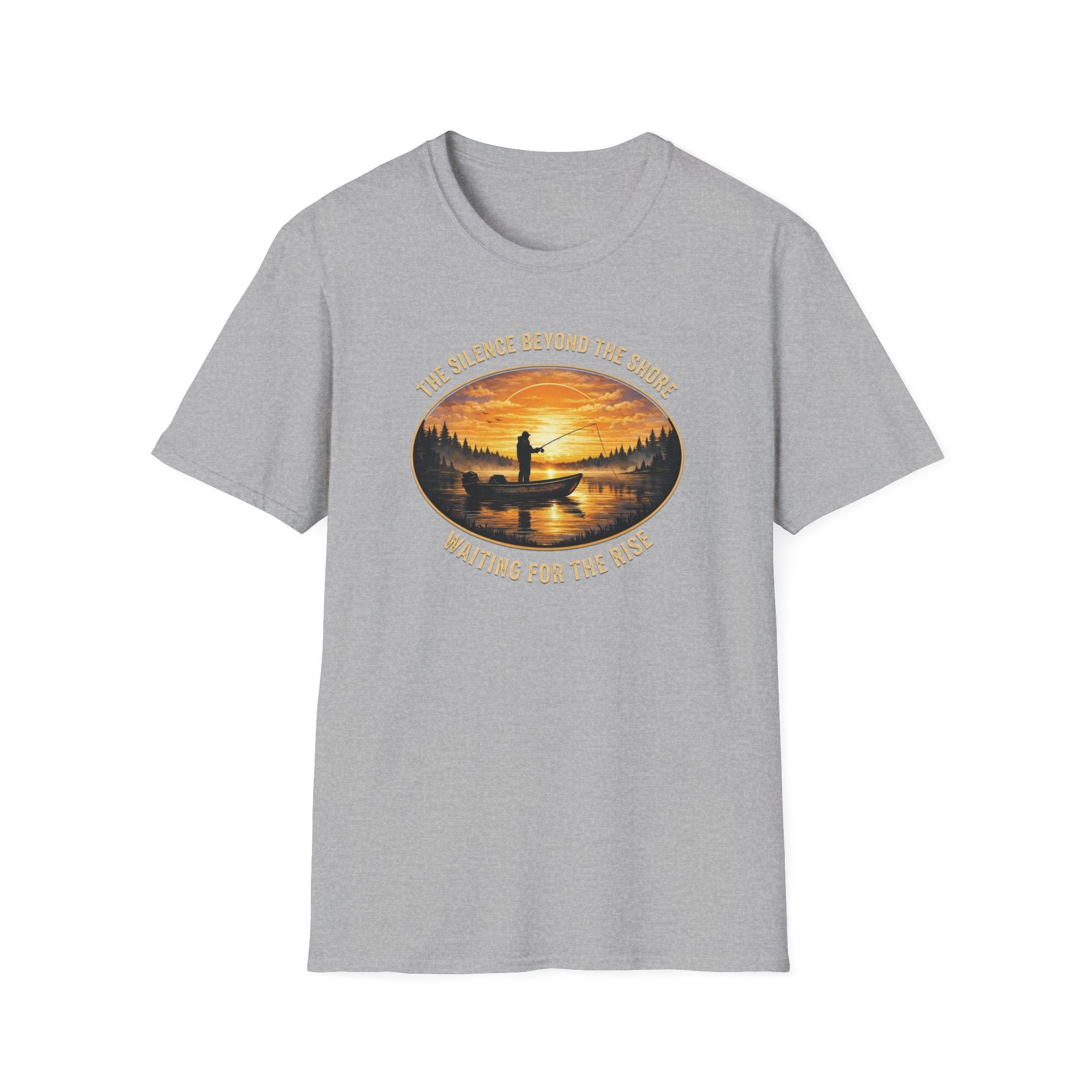 "The Silence Beyond the Shore" Fishing T-Shirt