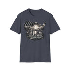 American Made, River Raised, Flag Fishing T-shirt