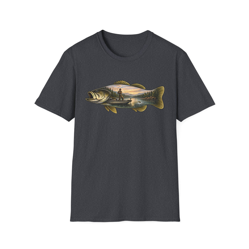 Bass Fishing Scenic T-Shirt