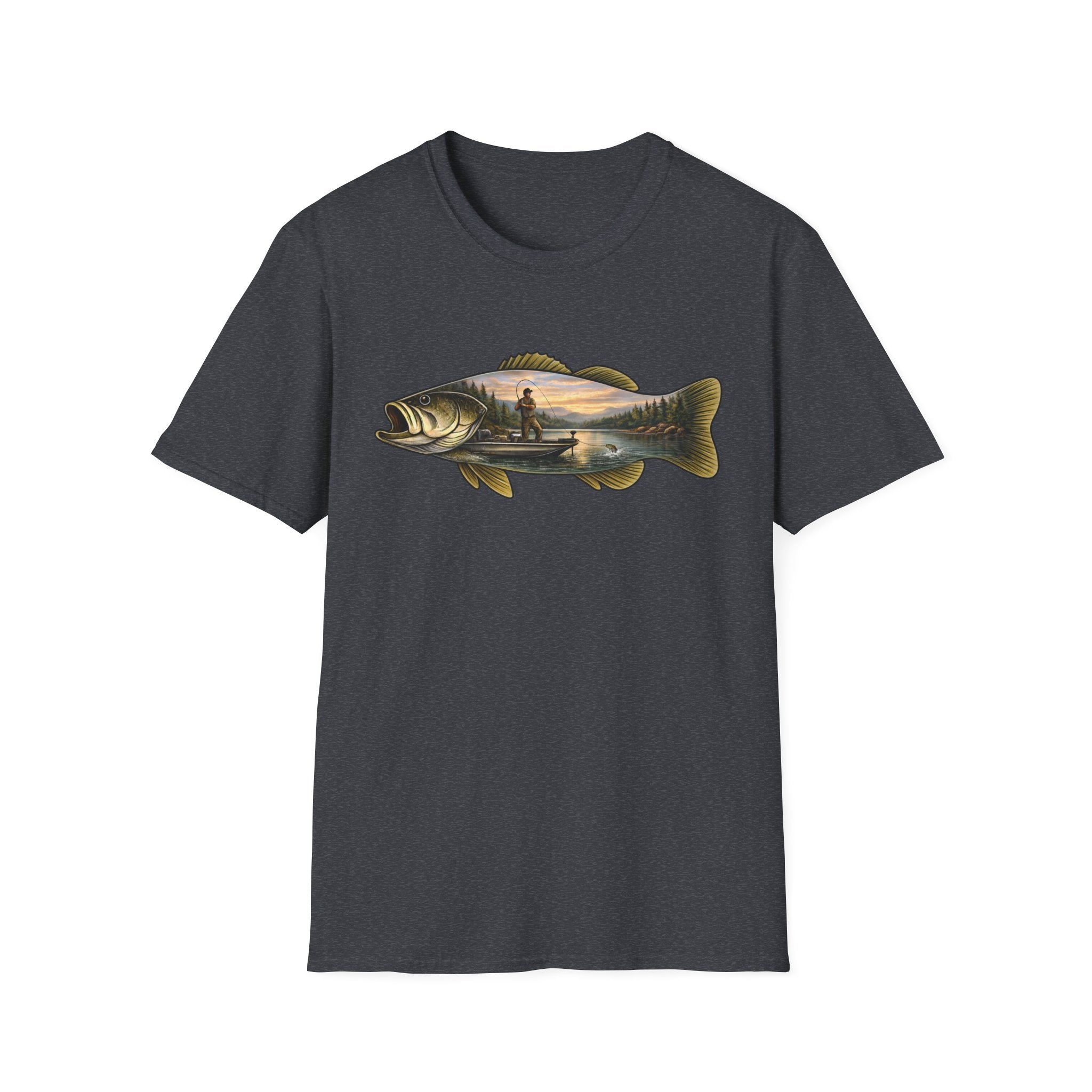Bass Fishing Scenic T-Shirt