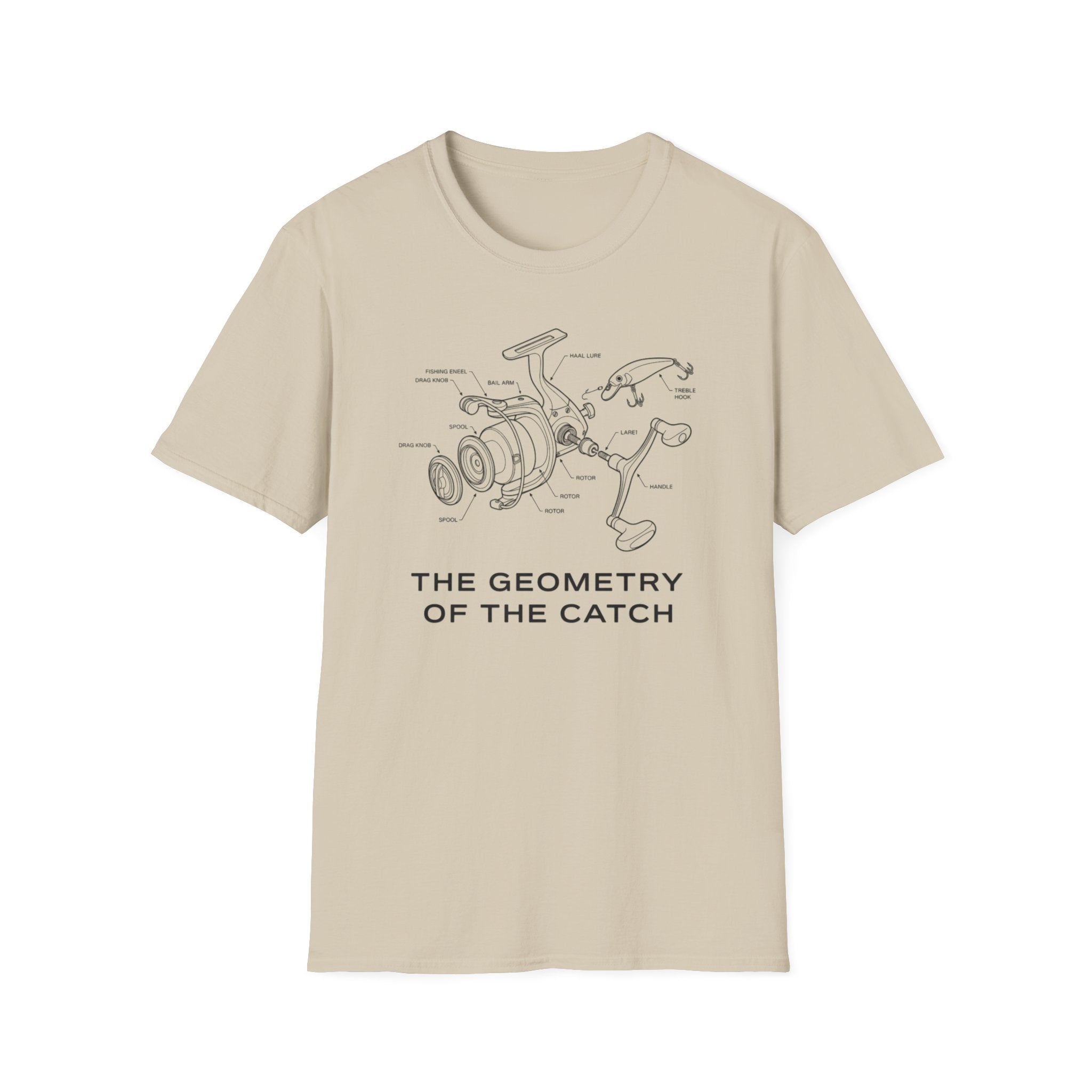 “The Geometry of the Catch” fishing T-Shirt