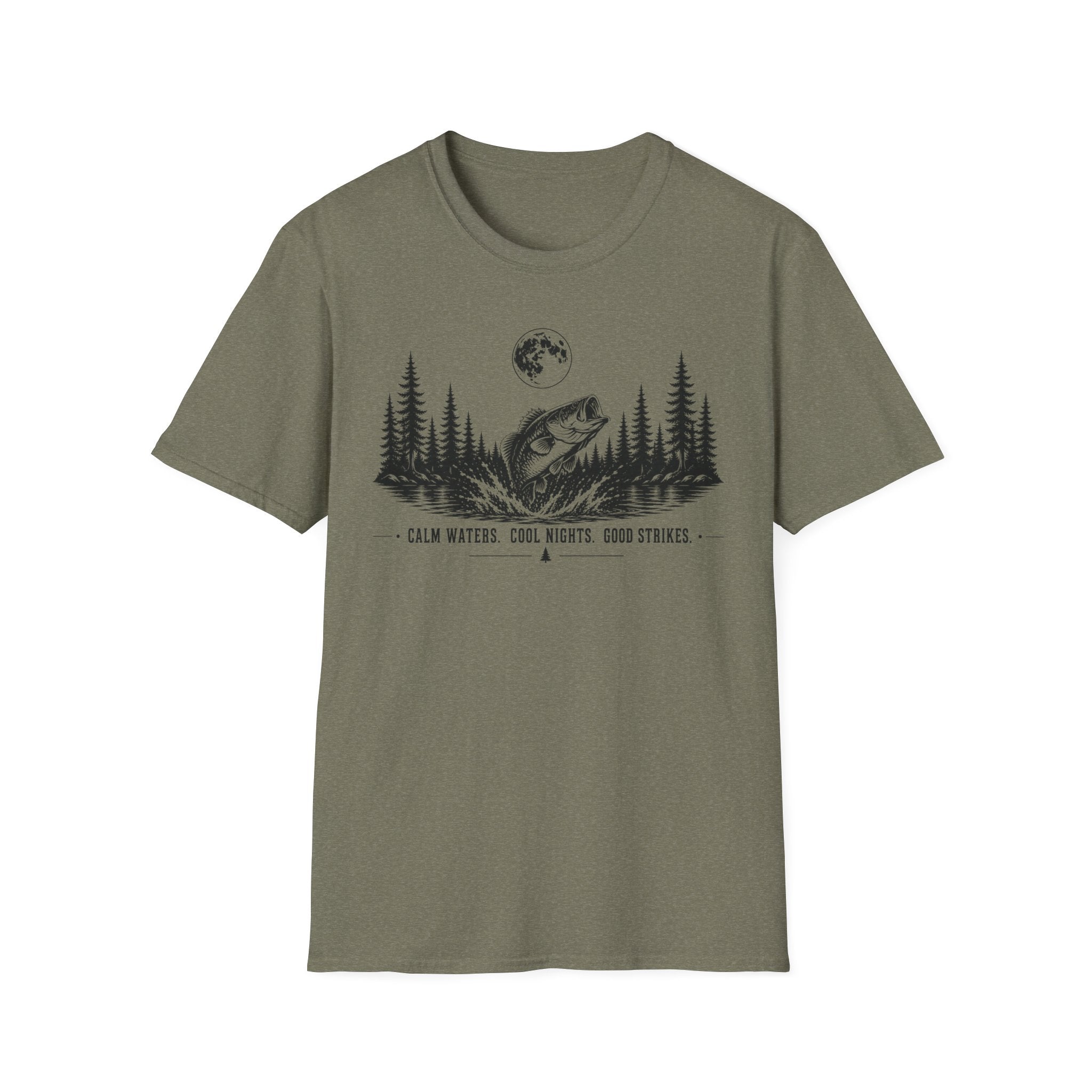 Moon Light Bass Fishing T-Shirt