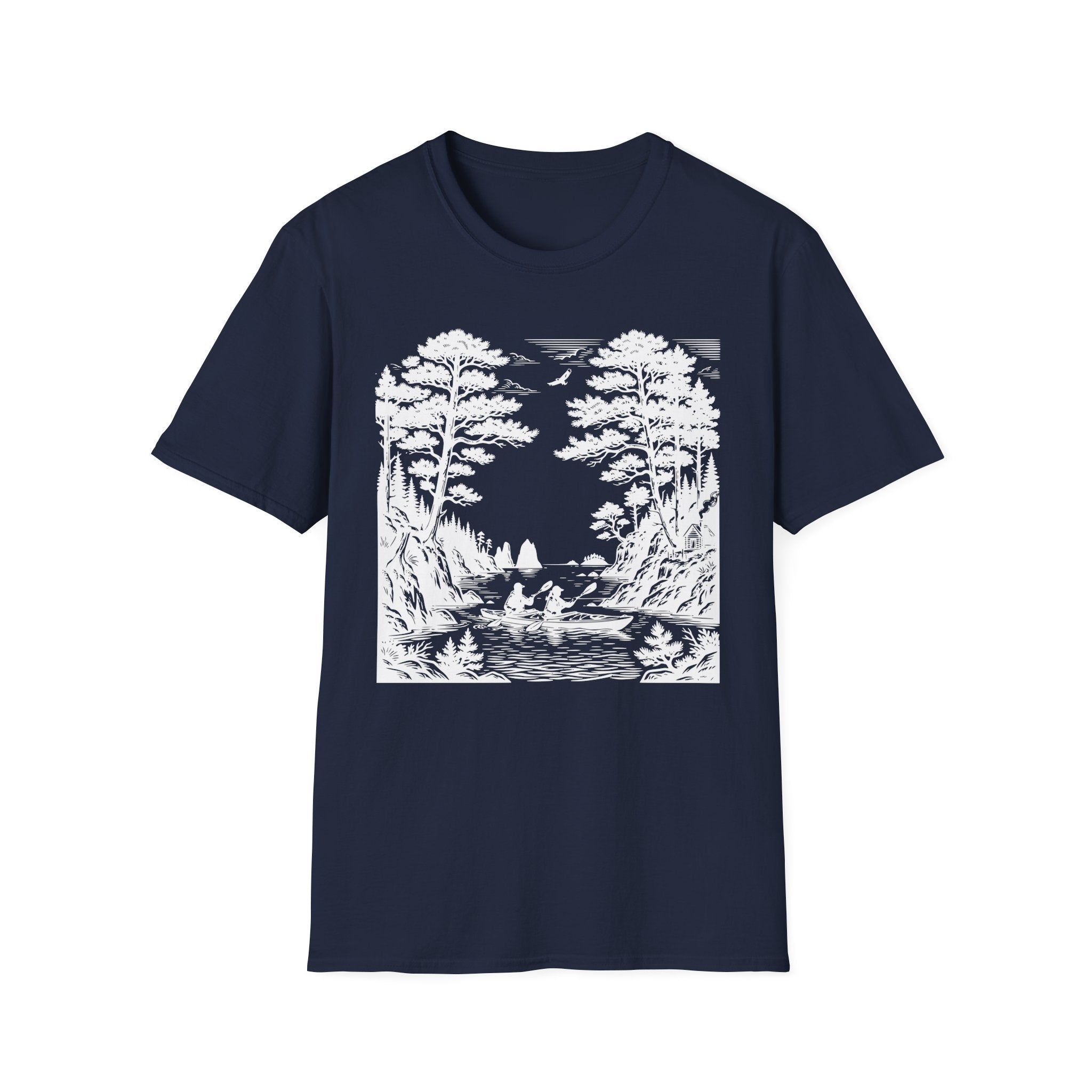 Nature kayaking Scene T-Shirt