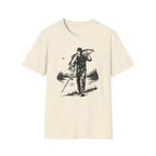 Angler Carrying Big Musky Outdoor Tee T-shirt