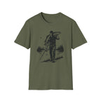 Angler Carrying Big Musky Outdoor Tee T-shirt