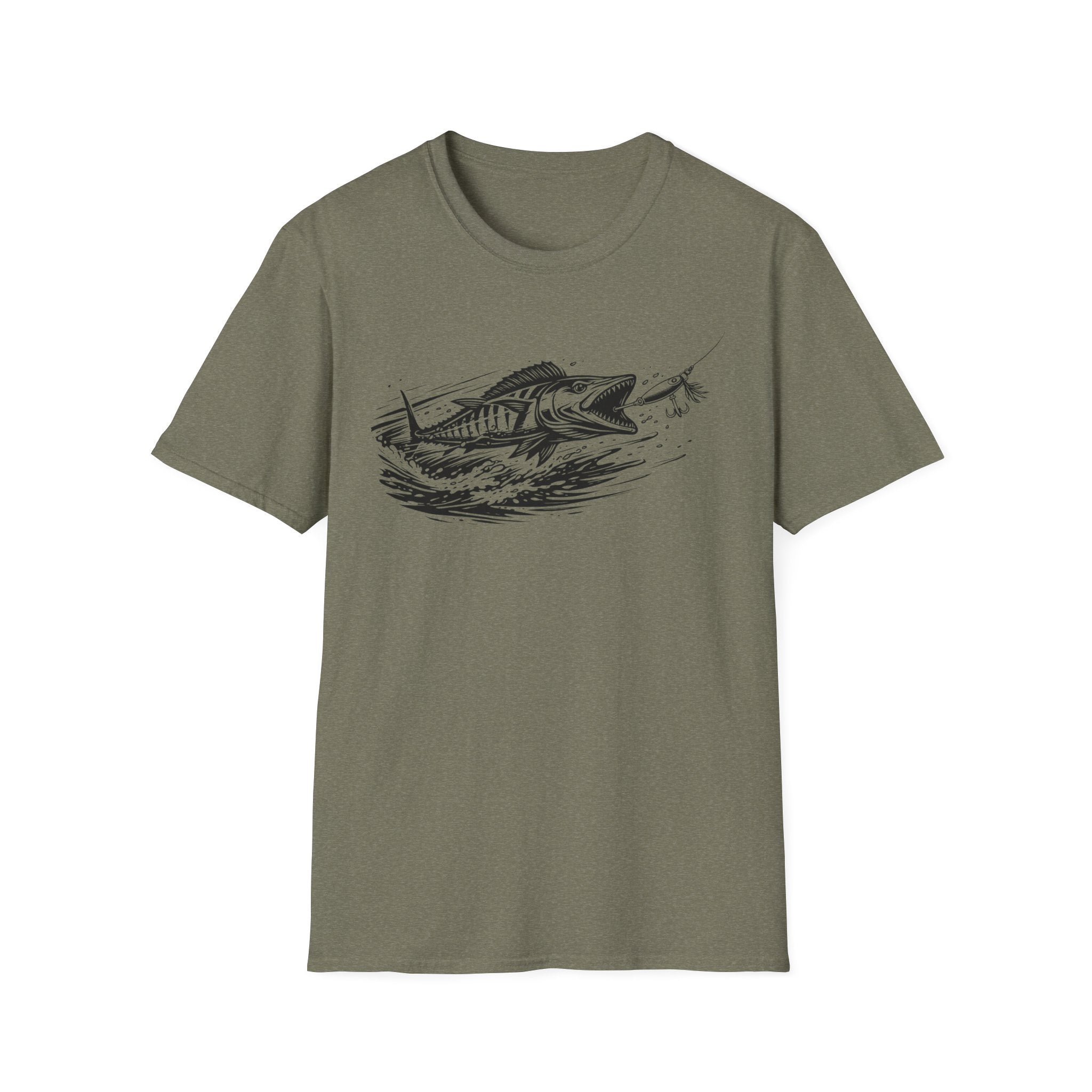 Striped Wahoo Fishing T-Shirt