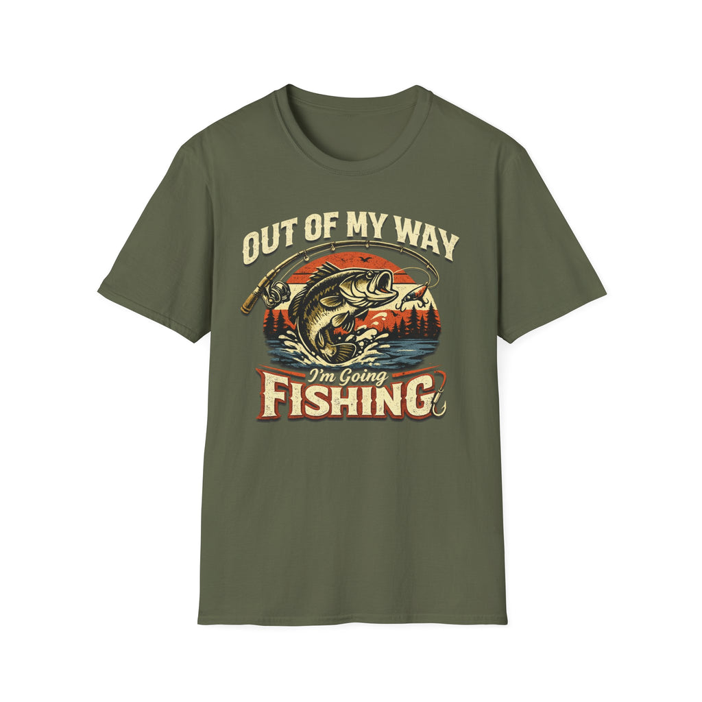 "Out Of My Way I'm Going Fishing" T-shirt