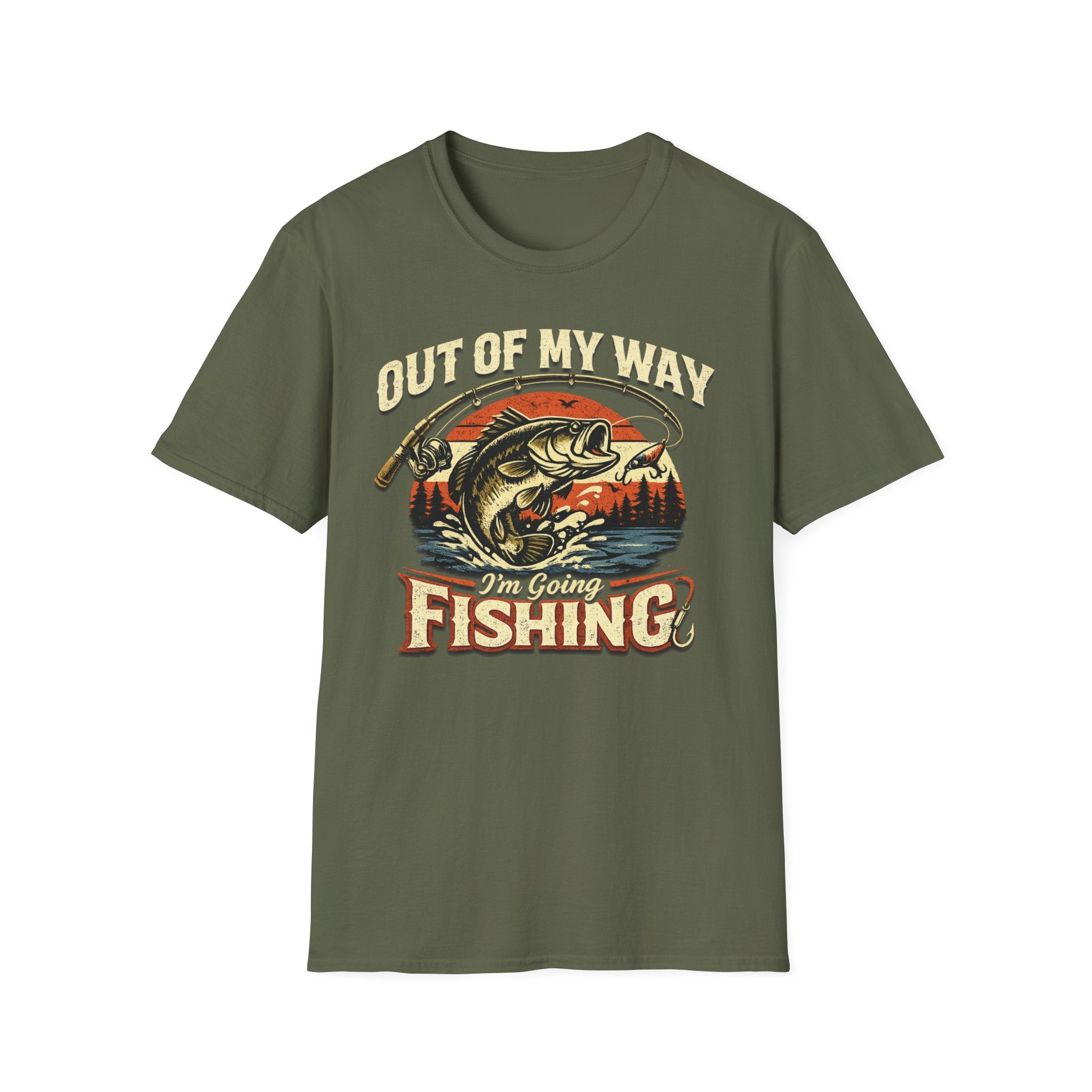 "Out Of My Way I'm Going Fishing" T-shirt