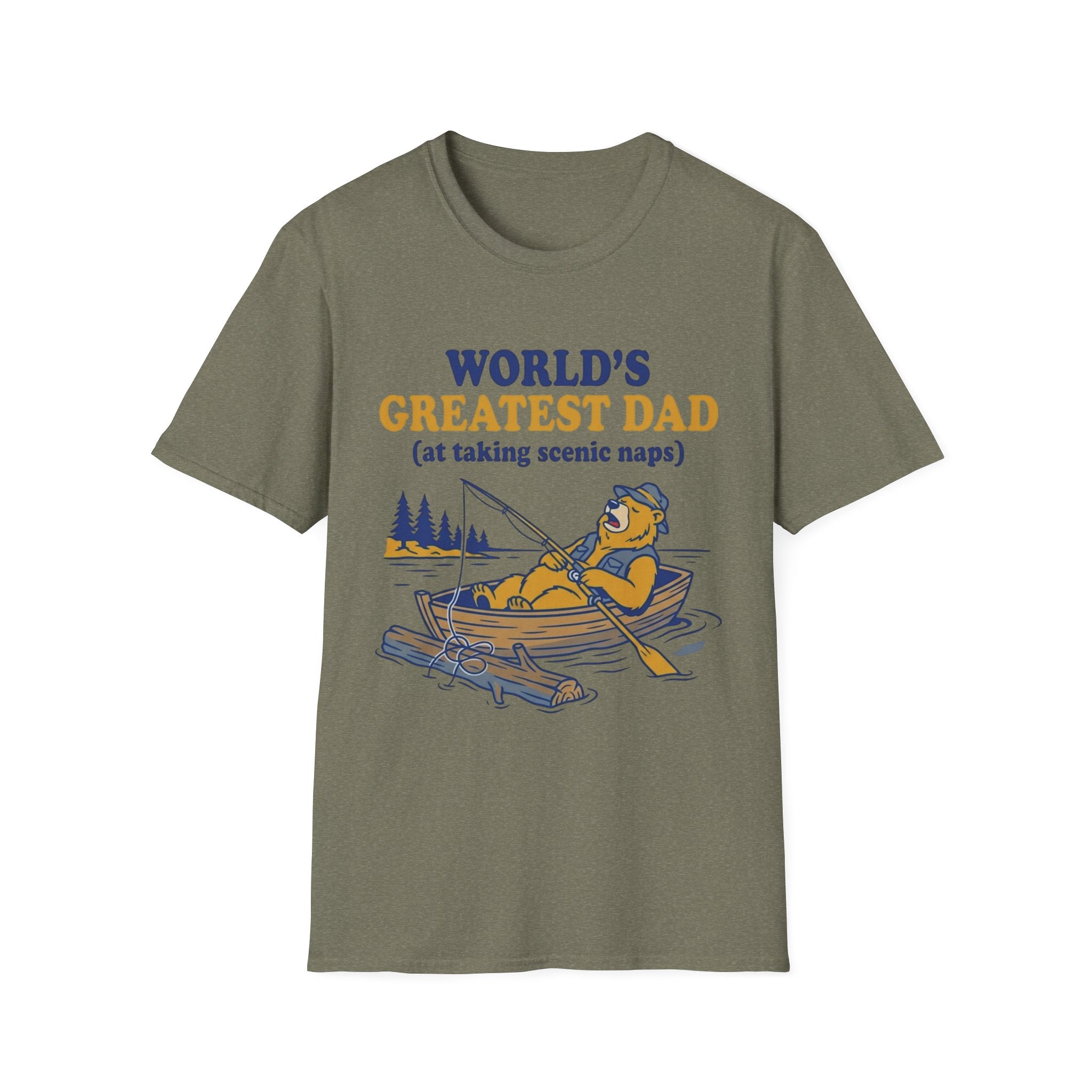 World's Greatest Dad (at taking scenic naps) T-Shirt