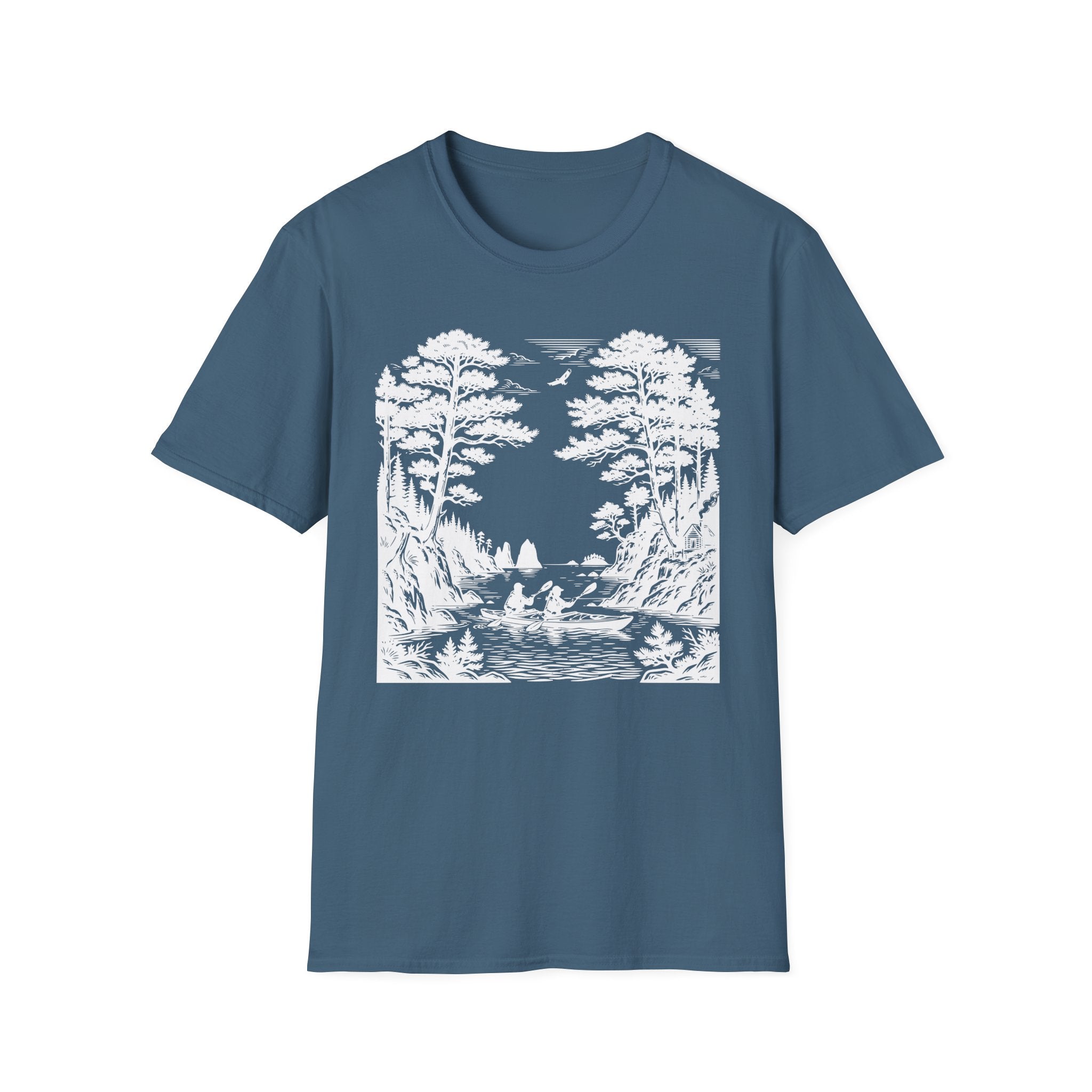 Nature kayaking Scene T-Shirt