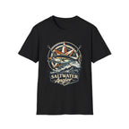 Saltwater Angler badge T-Shirt