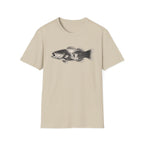 Bass Fish, waterfalls Graphic T-Shirt