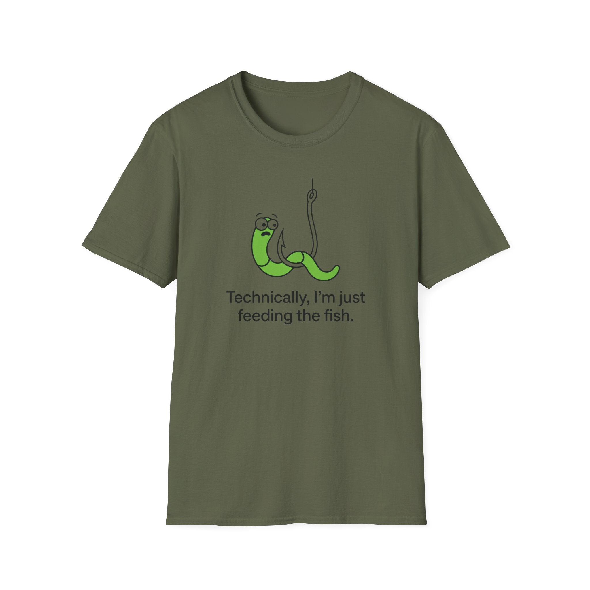 'Technically I'm Just Feeding the Fish',  Fishing T-Shirt