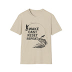 "Wake Cast Reset Repeat" T-Shirt