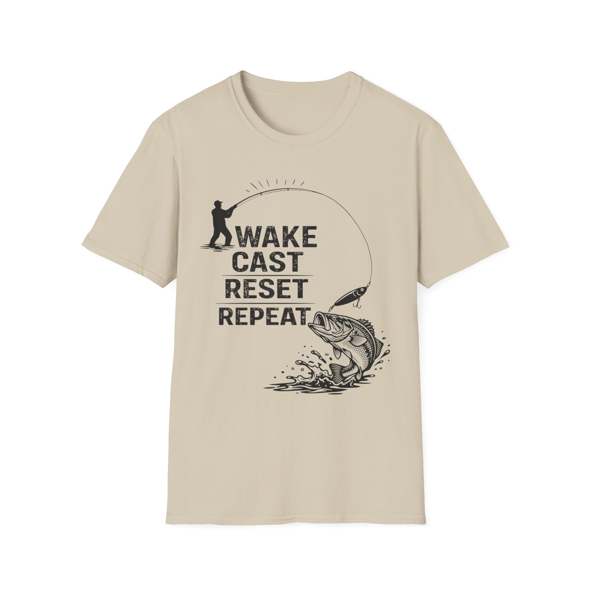 "Wake Cast Reset Repeat" T-Shirt