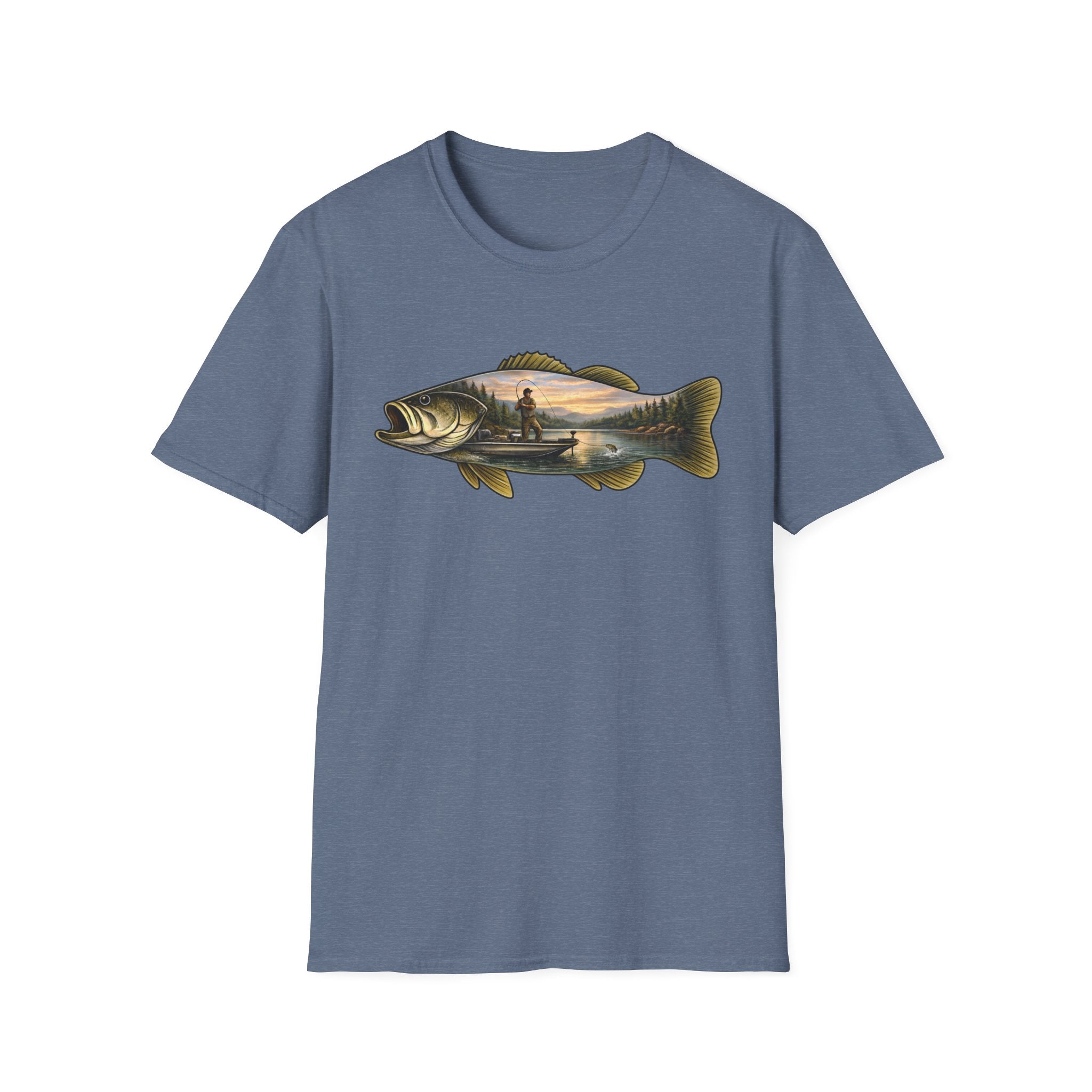 Bass Fishing Scenic T-Shirt