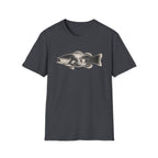 Bass Fish, waterfalls Graphic T-Shirt