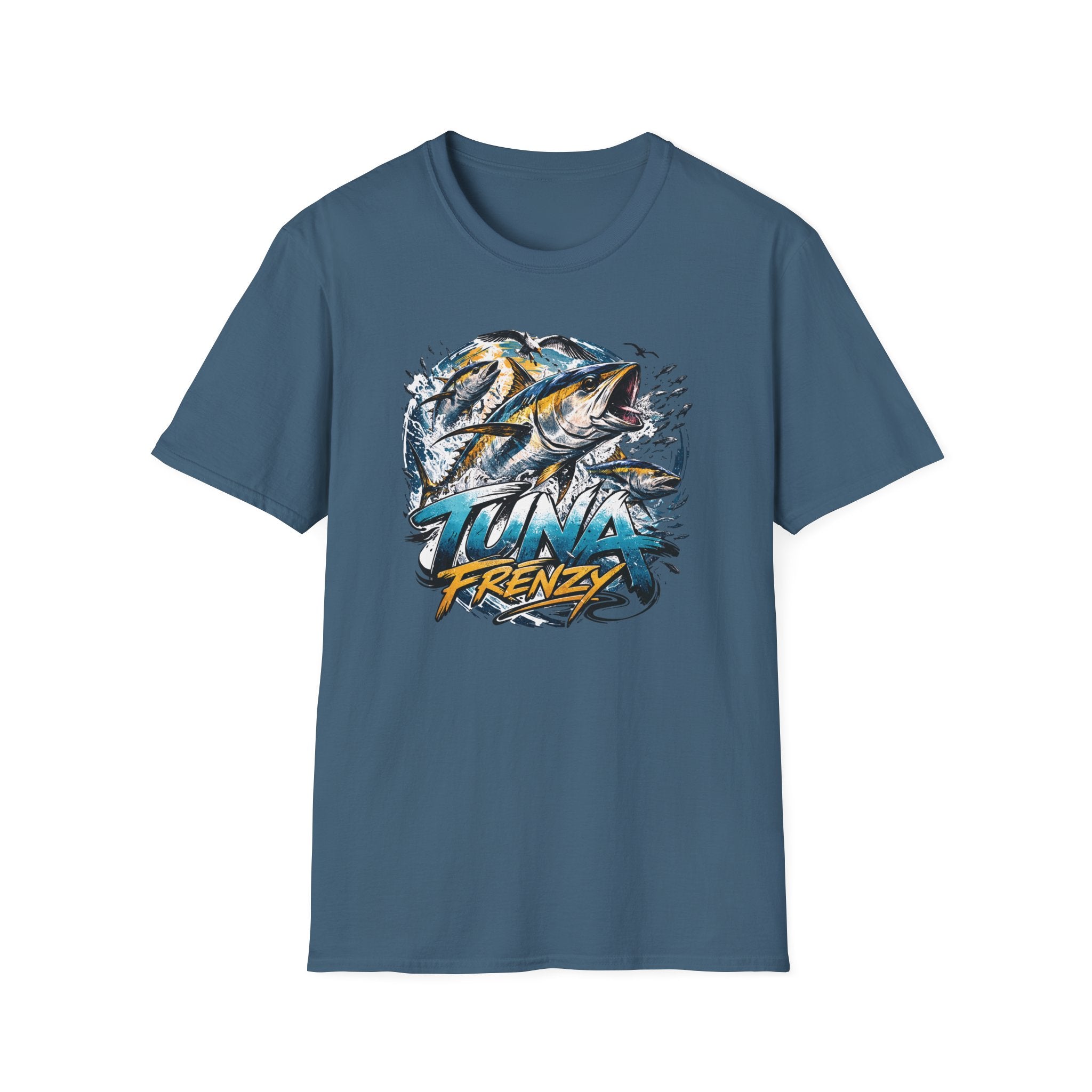 'Tuna Frenzy' Graphic Fishing T-Shirt