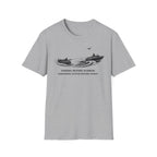 "Fishing Before Sunrise, Shielding Water Before Dawn" T-shirt