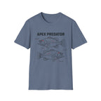 Apex Predator Bass T-Shirt — Fishing Lure Diagram Tee