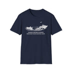 "Fishing Before Sunrise, Shielding Water Before Dawn" T-shirt
