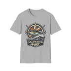 Saltwater Angler badge T-Shirt