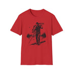 Angler Carrying Big Musky Outdoor Tee T-shirt