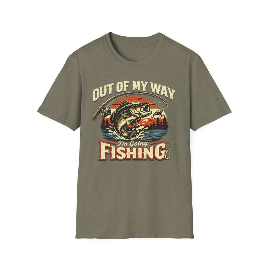 "Out Of My Way I'm Going Fishing" T-shirt