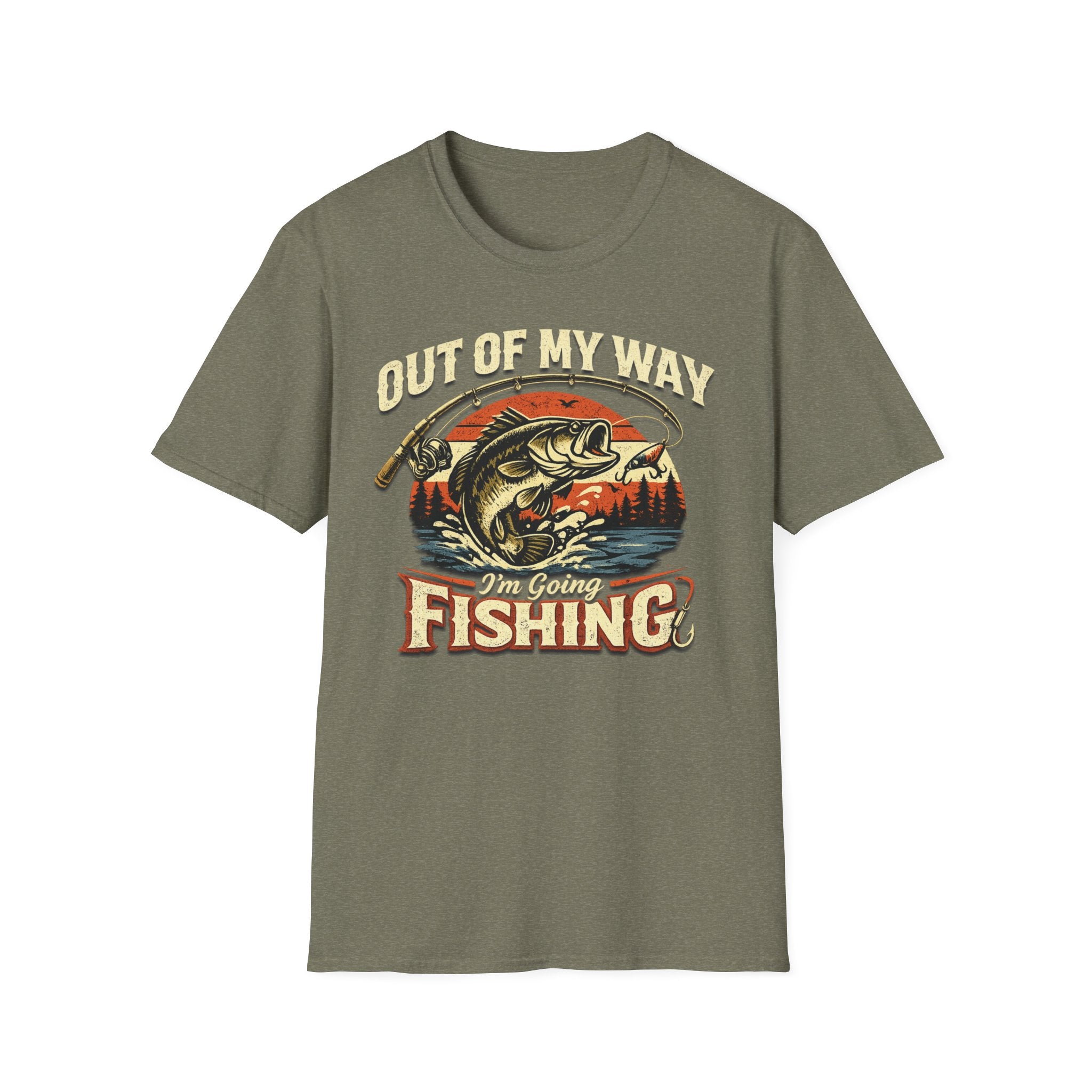 "Out Of My Way I'm Going Fishing" T-shirt